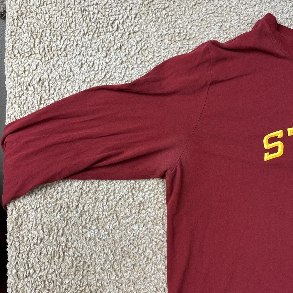 The Nike Tee Dri-FIT Iowa State Cyclones L/S Shirt BV1998-69W Mens L NCAA